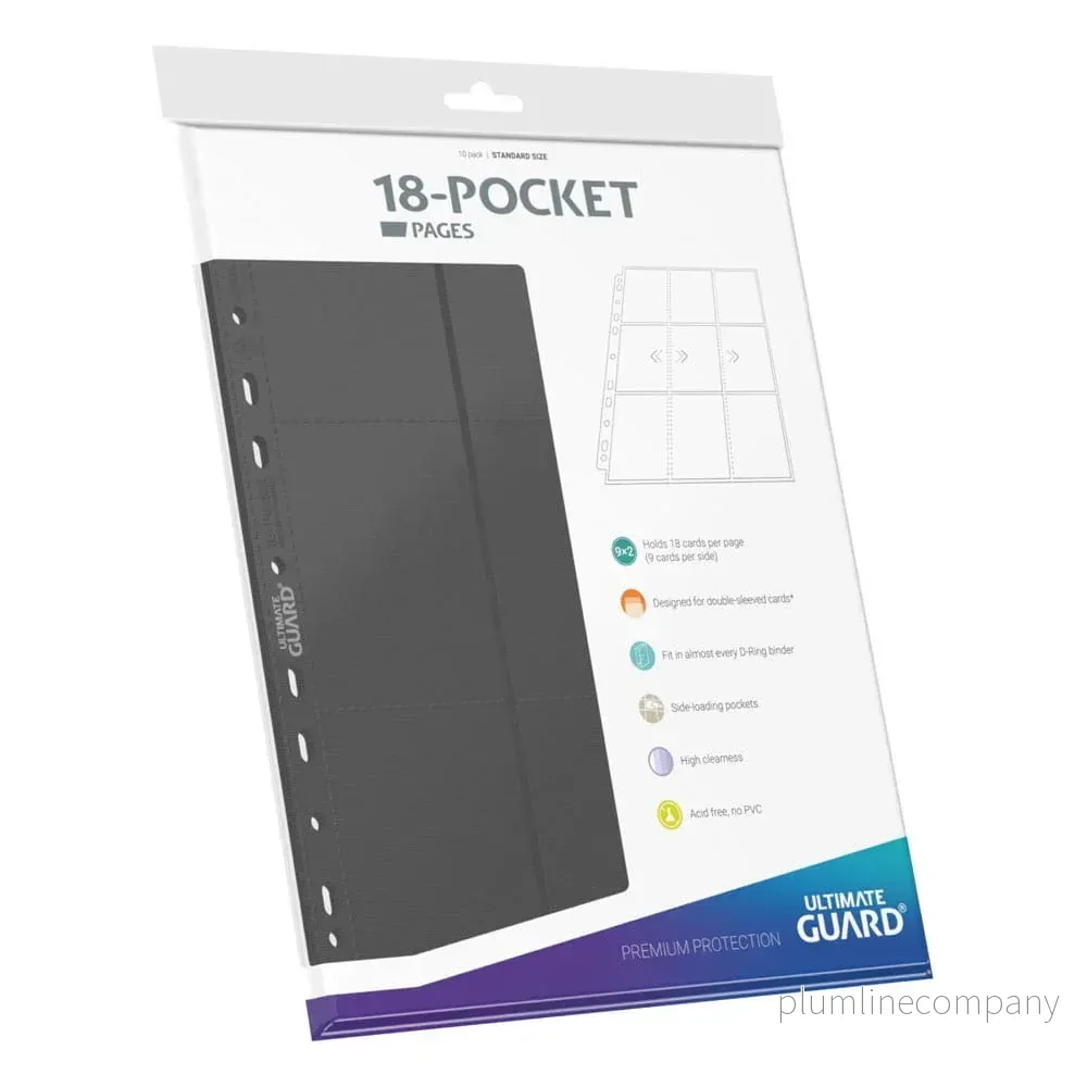 Ultimate Guard 18-Pocket Pages Side-Loading - Grey - Bild 3
