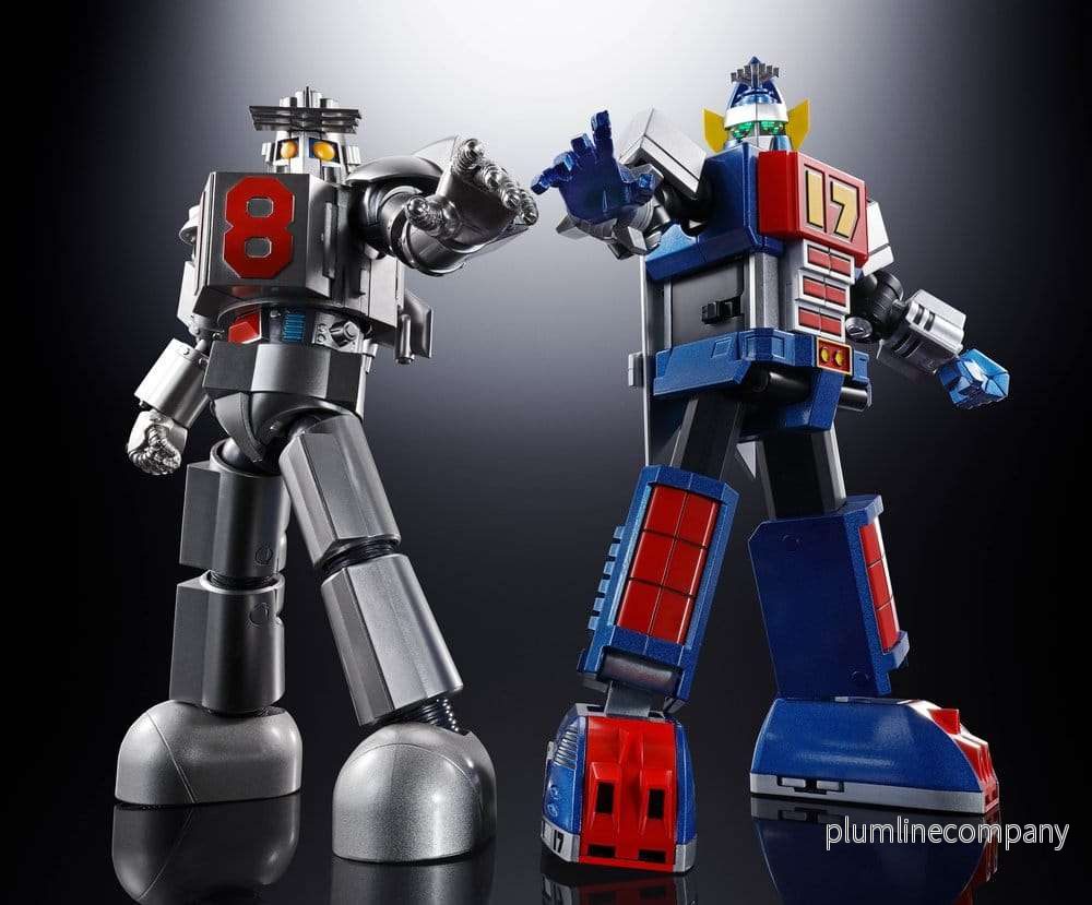 Daitetsujin 17 Soul of Chogokin Diecast Action Figure GX-101S Daitetsujin 17 & 18 Graviton Box 18 cm