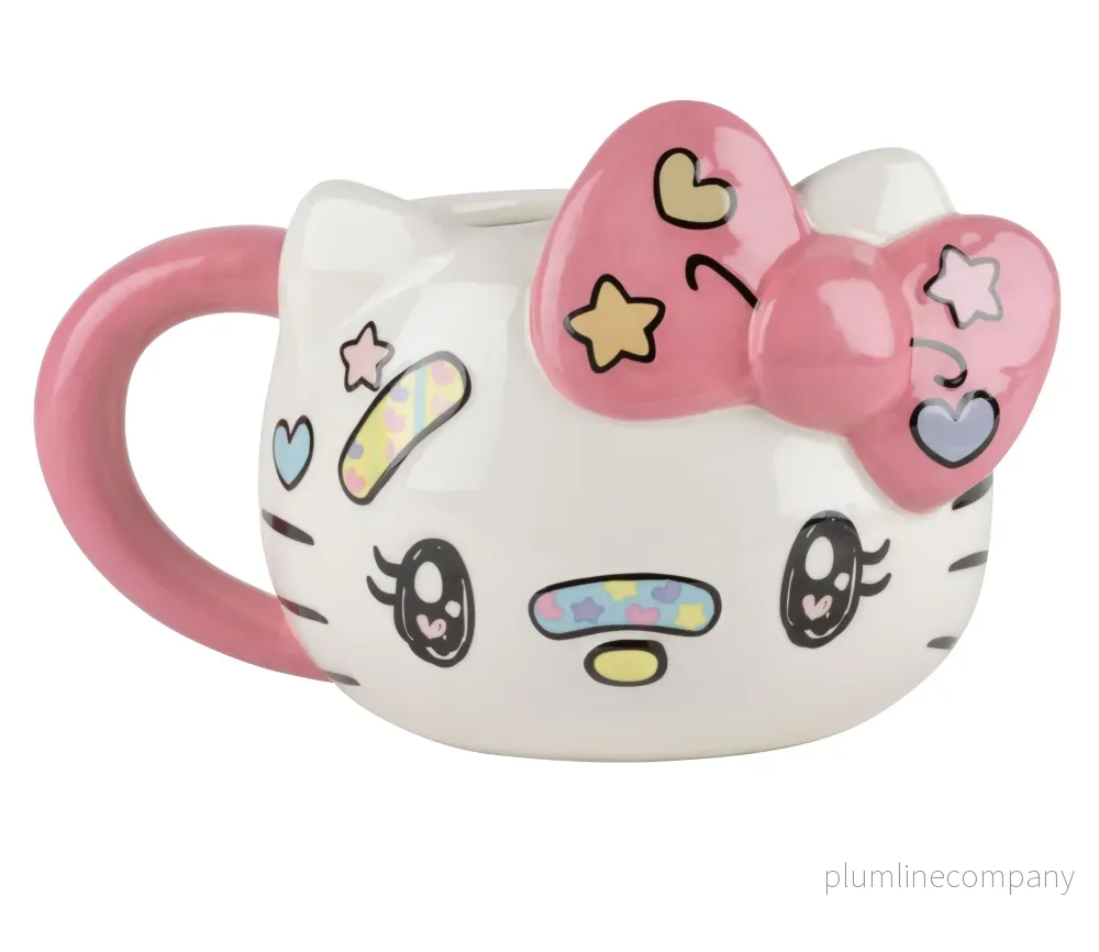 Sanrio 3D Mug Hello Kitty Kawaii Sanrio 3D Mug Hello Kitty Kawaii