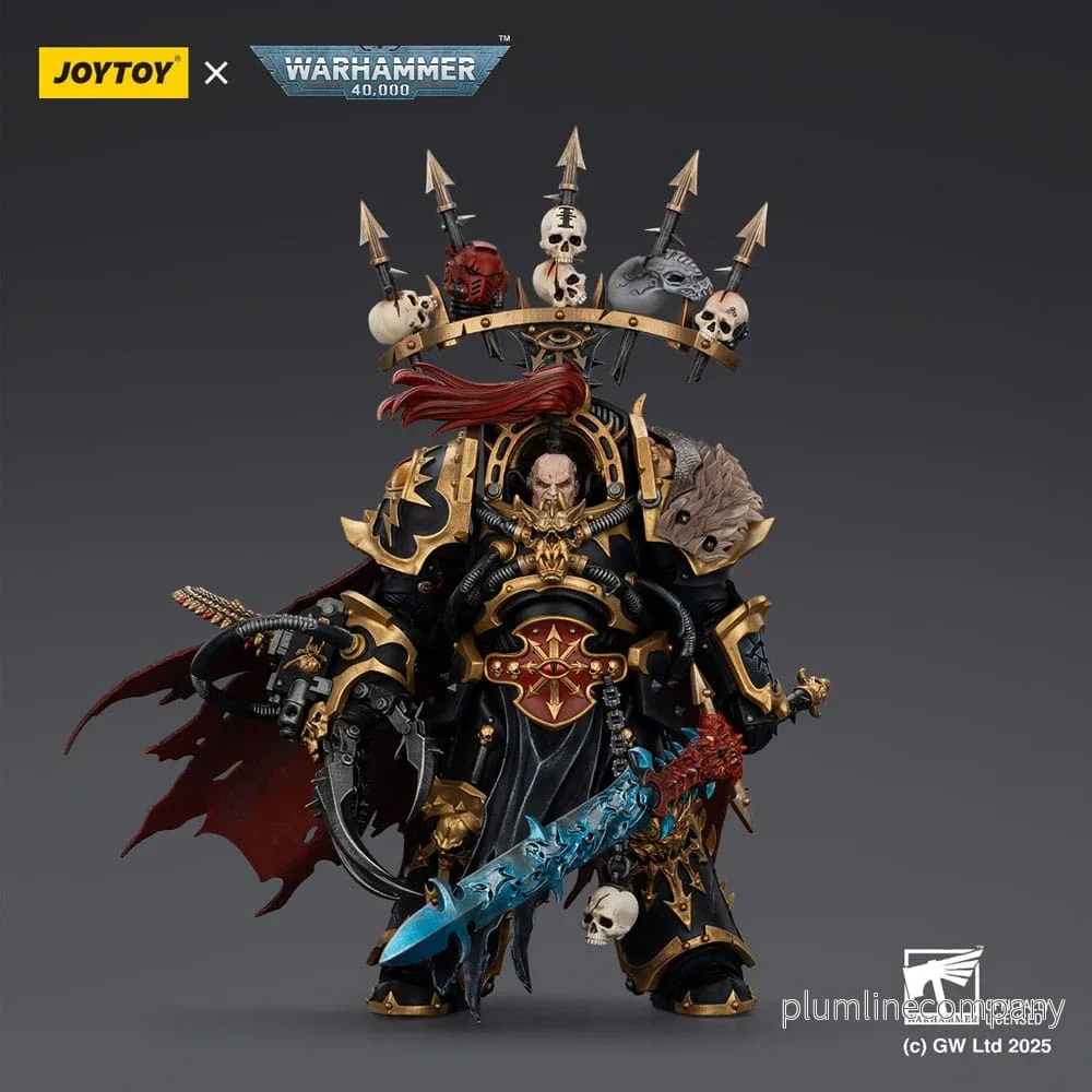 Warhammer 40,000 Action Figur Black Legion Abaddon the Despoiler med Drach'nyen och Talo 16 cm - Bild 3