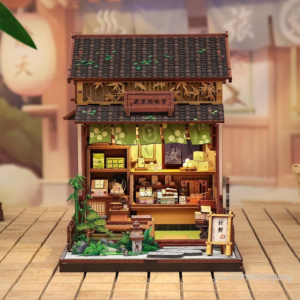 Miniatyrhusmodellkit Kanmi-dokoro Kurihara 19 x 15 cm - Bild 3