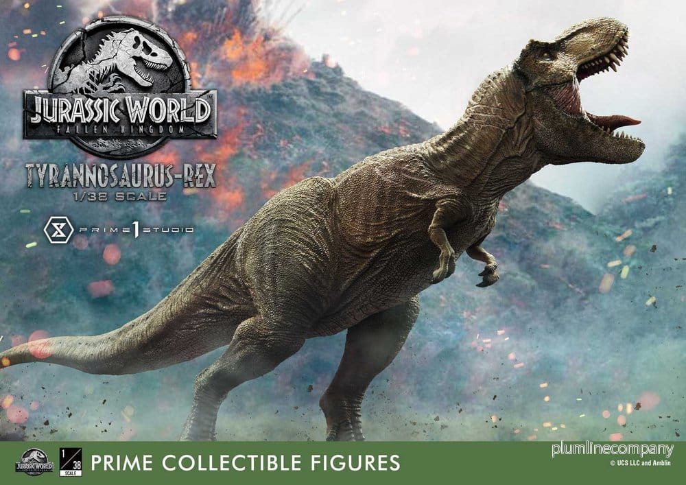 Jurassic World: Fallen Kingdom (Film) Prime Collectible Figuren Figur 1/38 Skala Tyrannosaurus Rex 23 cm - Bild 3