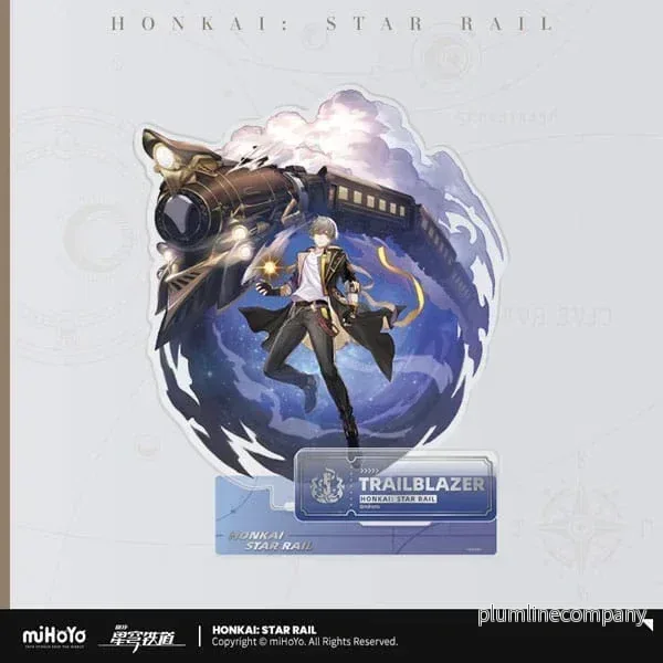 Honkai: Star Rail Acryl Figur: Trailblazer (Manlig) 16 cm Honkai: Star Rail Acryl Figur: Trailblazer (Manlig) 16 cm