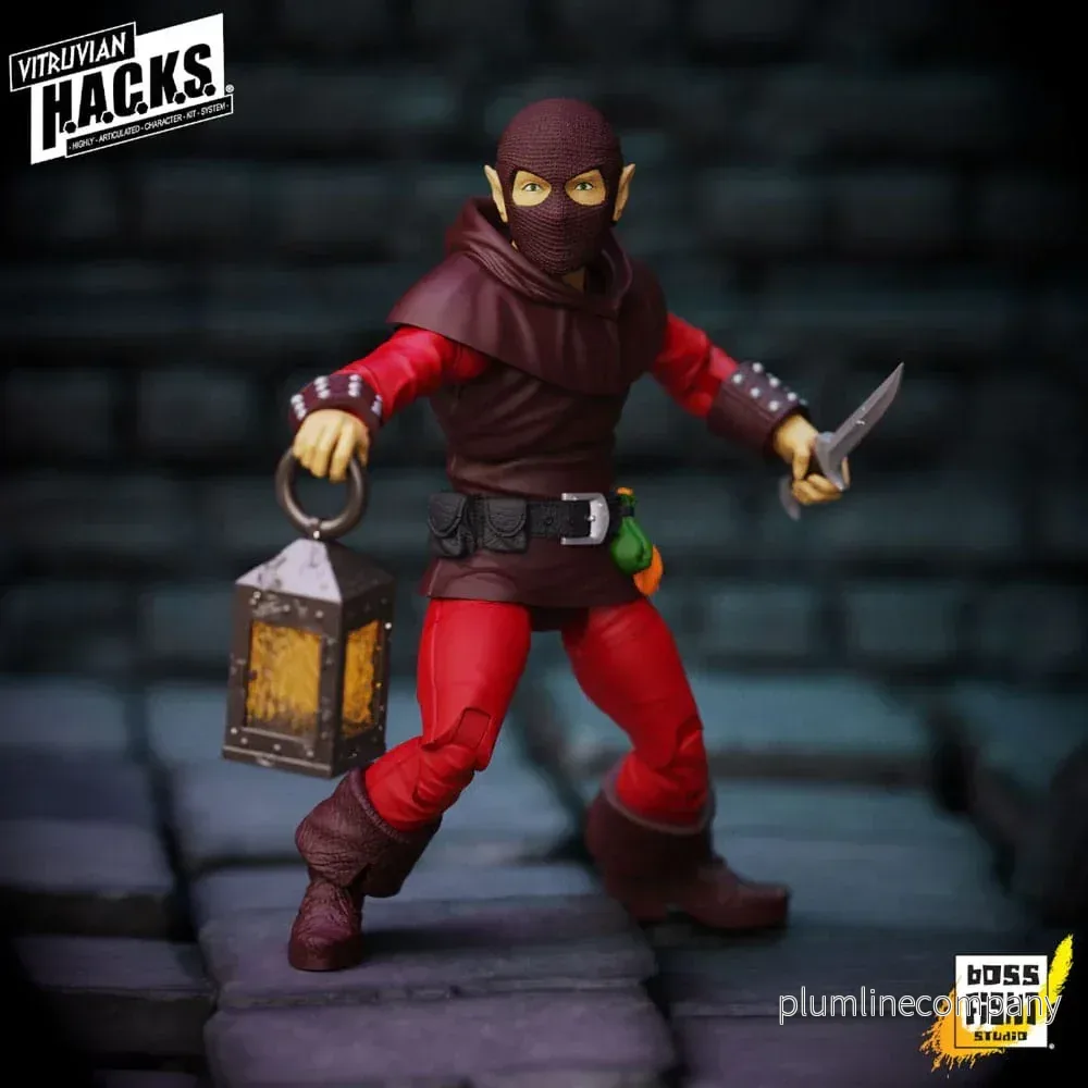 Vitruvian H.A.C.K.S. Action Figur Halfling Scout Dwynn Dellos - Bild 2