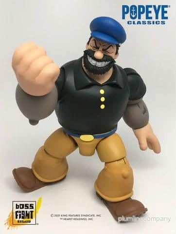 Popeye Action Figur Wave 01 Bluto – Officiellt Licensierad Samlarfigur