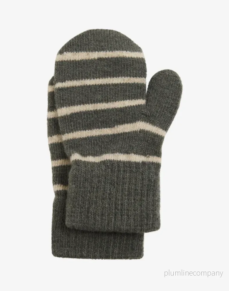 Wool magic mittens 2-PACK (Mulled Basil) Storlek 1-2år - Bild 2