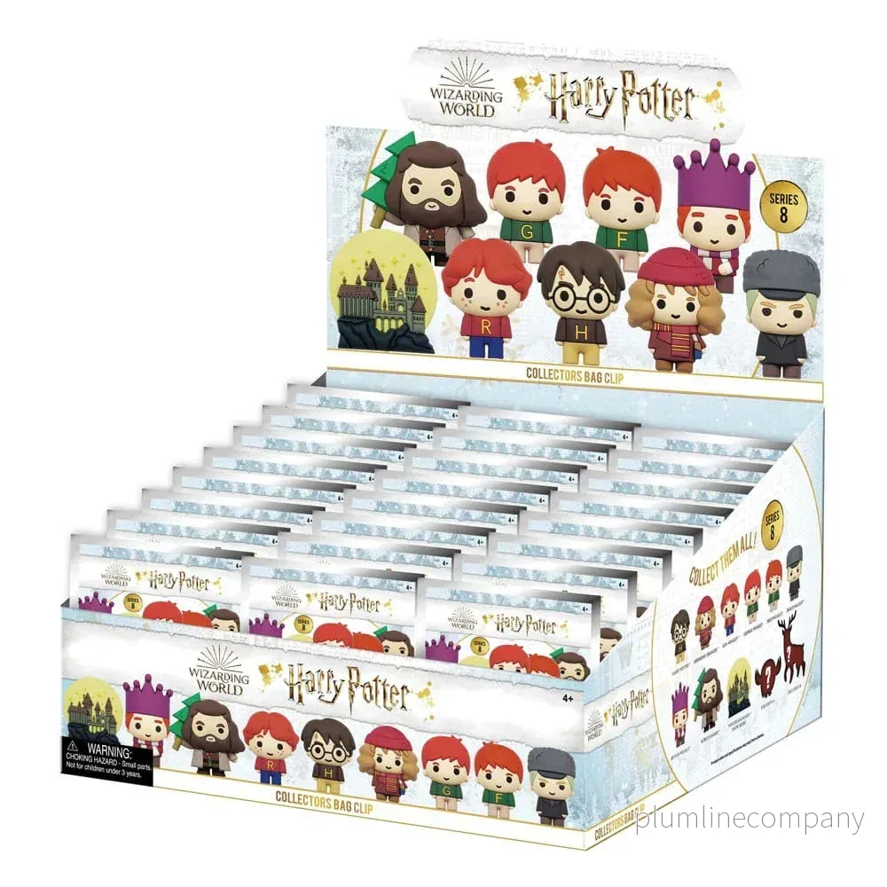Harry Potter 3D PVC Bag Clips Series 8 Display (24) Harry Potter 3D PVC Bag Clips Series 8 Display (24)