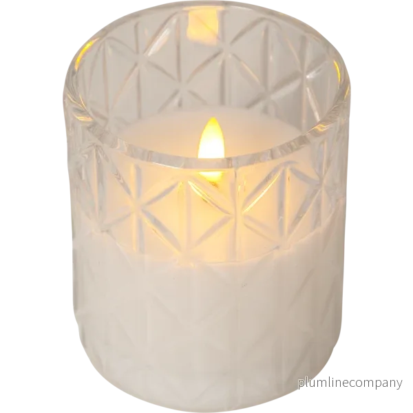 Konstgjorda ljus Glas 10 cm - Bild 2