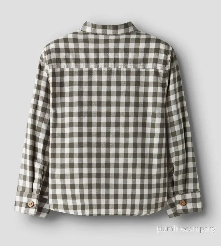 EKOLOGISK BOMULL SKJORTA - NMMRIO LS LOOSE SHIRT LIL - Bild 2