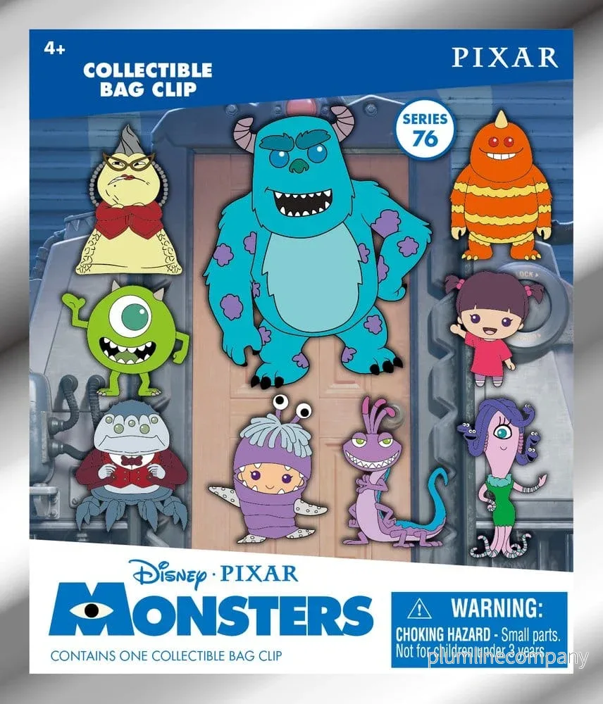 Monsters, Inc. 15-årsjubileum 3D PVC Påsklämma Serie 76 Display (24) - Bild 3