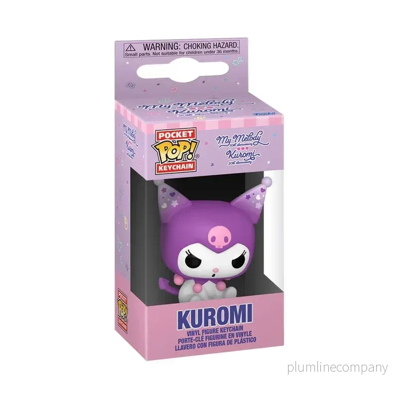 Sanrio POP! Vinyl Nyckelrings 4 cm K/MM - Kuromi Display (12) - Bild 3