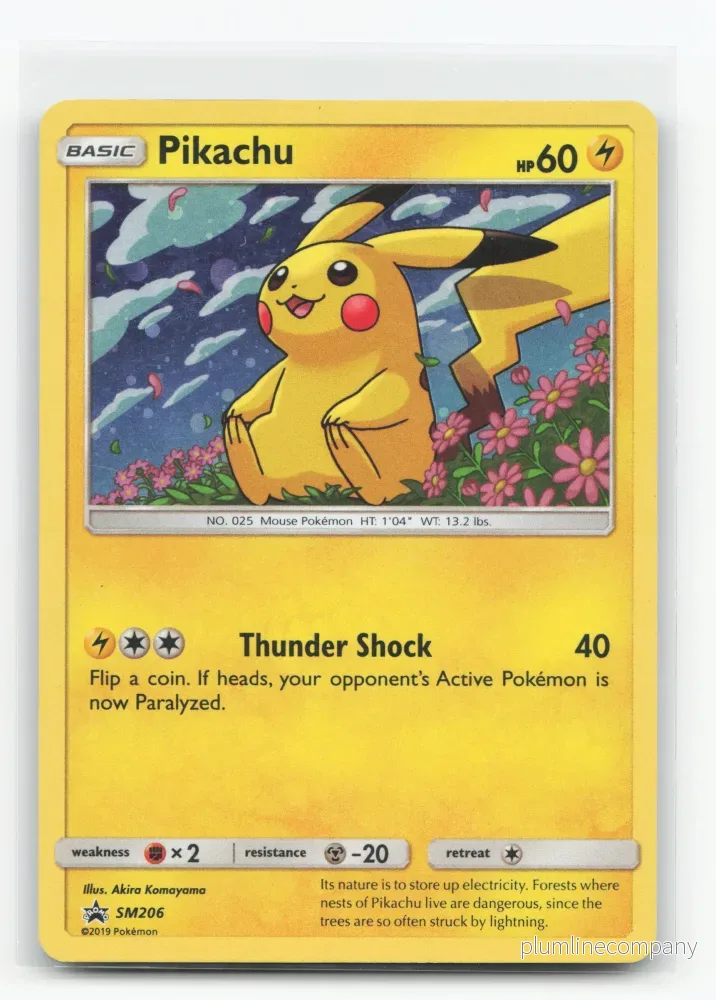 Pikachu SM206 – SM Black Star Promos Pikachu SM206 – SM Black Star Promos