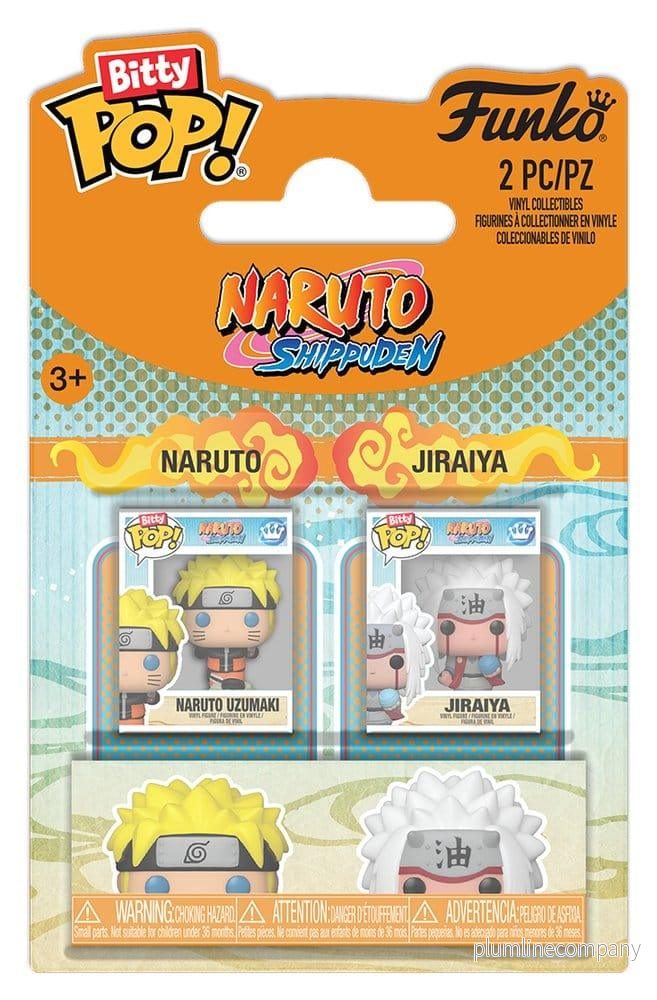 Naruto Bitty POP! Figurer 2-Pack Naruto & Jiraiya 2 cm - Bild 2