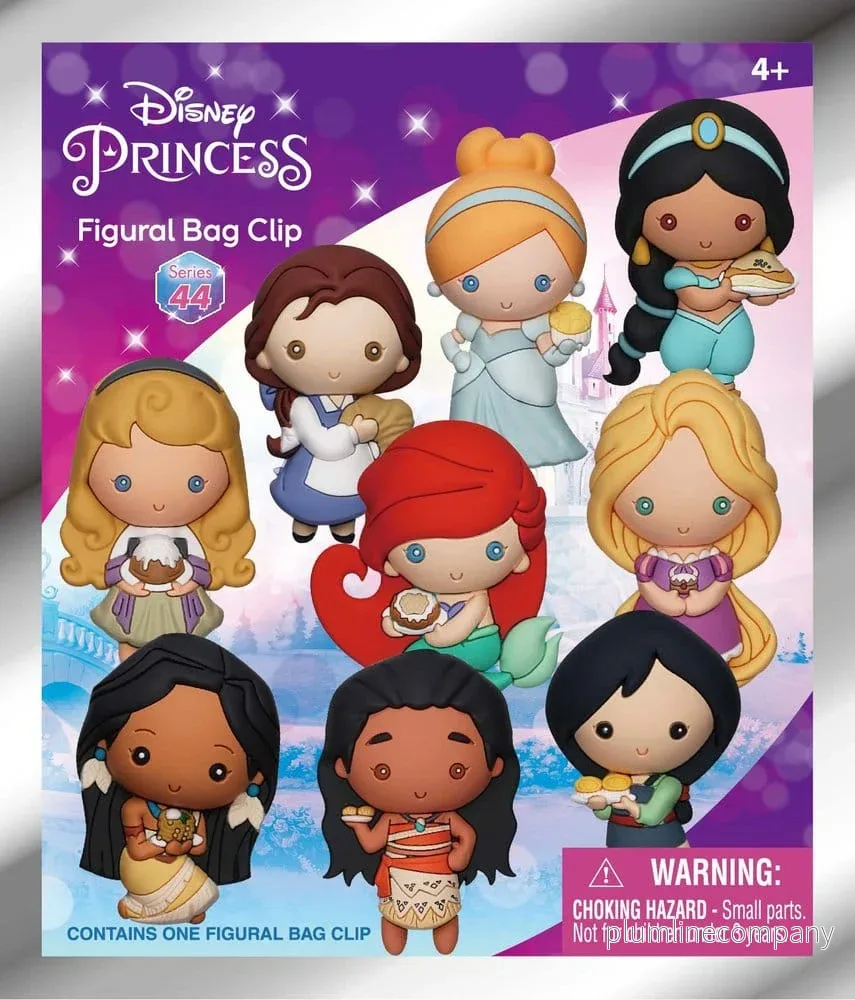 Disney 3D PVC Bag Clips Princess with Food Serie 44 Display (24) - Bild 3