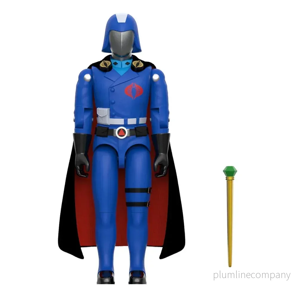GI Joe ReAction+ Actionfigur Våg 06 Cobra Commander (Film, Svart Kappa) 10 cm - Bild 2