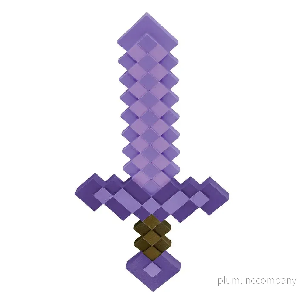Minecraft Plast Replica Förhäxad Svärd 51 cm