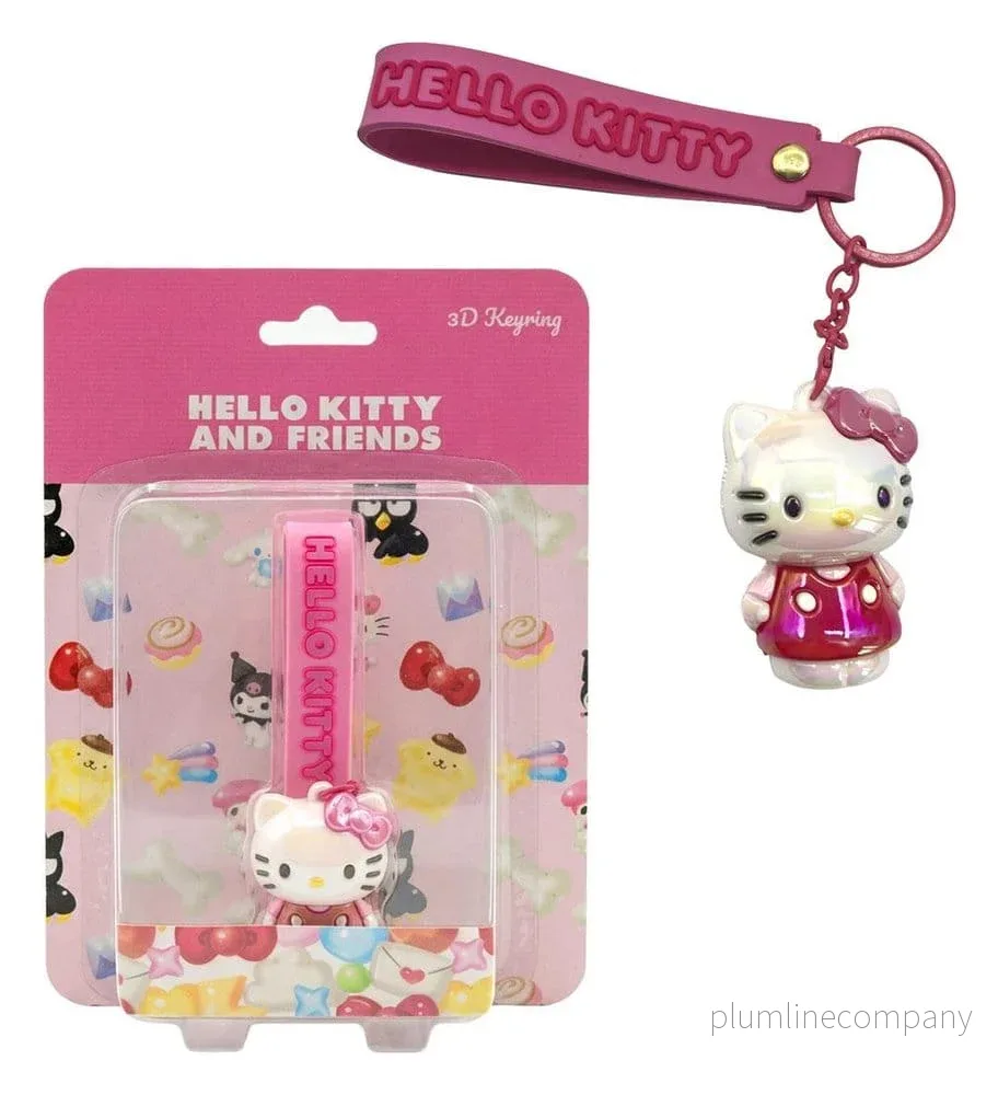 Sanrio 3D-nyckelring Hello Kitty Sanrio 3D-nyckelring Hello Kitty