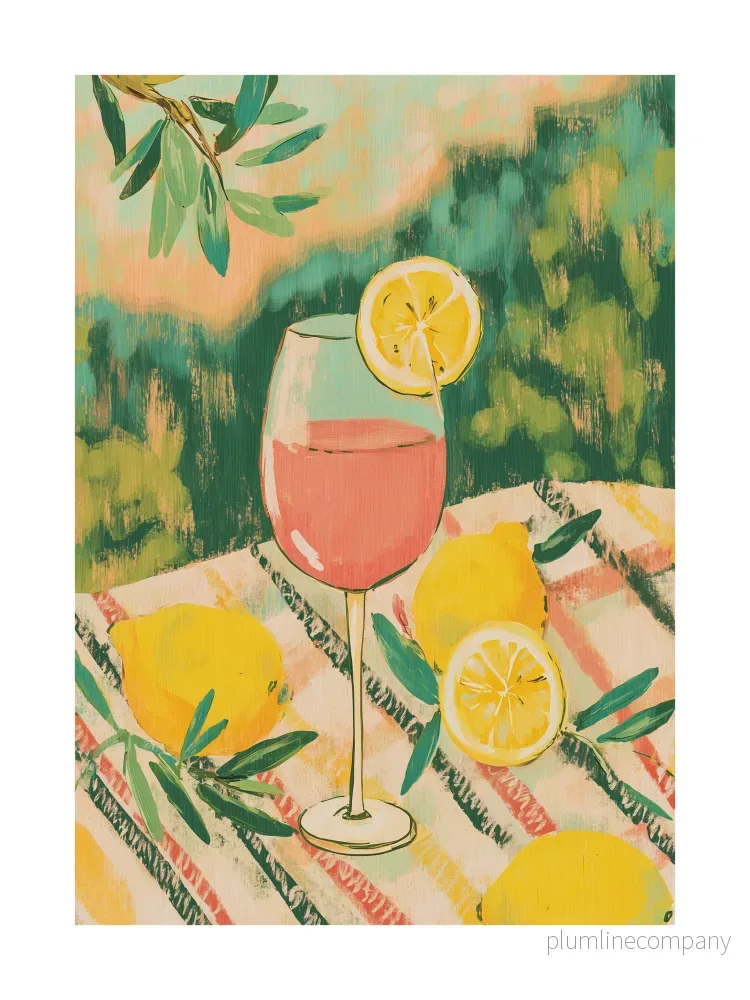 Lemon Aperitif Poster