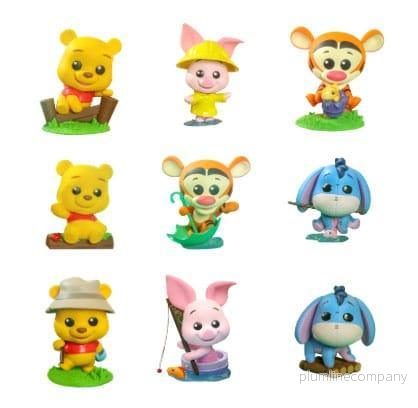 Disney Cosbi Mini Figurer Winnie the Pooh 8 cm Blind Box Display (8)