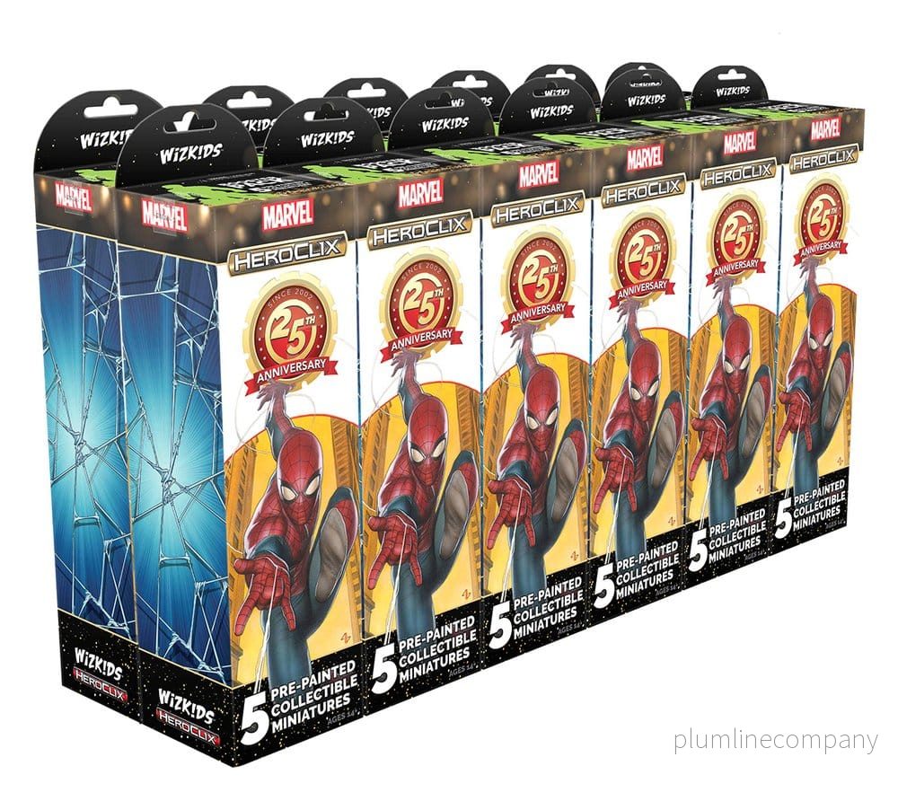 Marvel HeroClix: Booster Brick för 25-årsjubileum (12 påsar) Marvel HeroClix: Booster Brick för 25-årsjubileum (12 påsar)