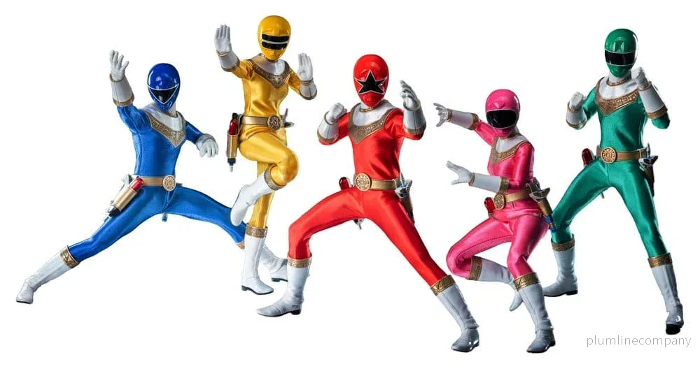 Power Rangers Zeo FigZero Actionfigurer 1/6 5-Pack Zeo Rangers 30 cm - Bild 2
