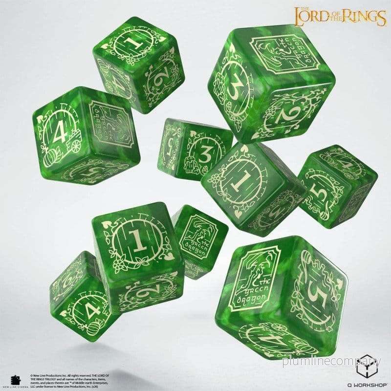 The Lord of the Rings: 10 D6 Dice Set Shire
