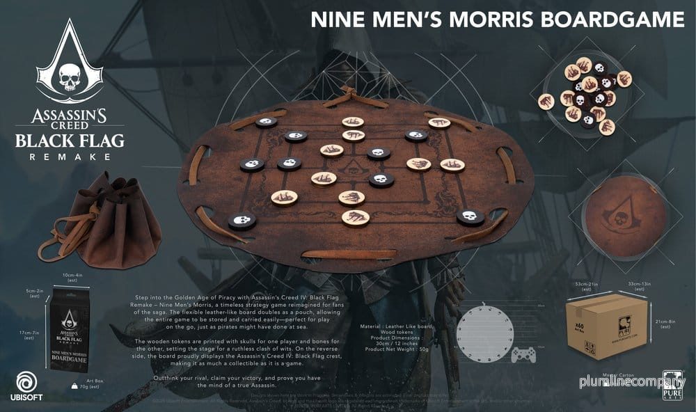 Assassin’s Creed Brädspel Nine Men’s Morris Assassin’s Creed Brädspel Nine Men’s Morris