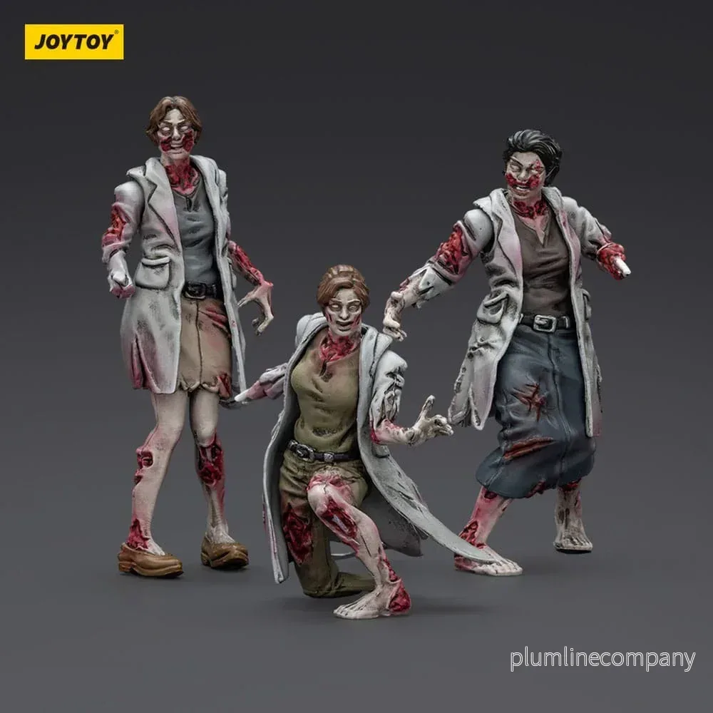 Zombie Dark Source Action Figurr 3-Pack Medics 8 cm - Bild 3