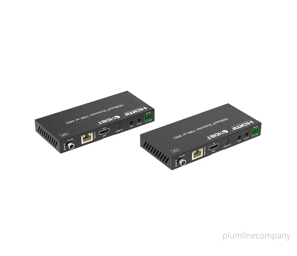 NÖRDIC HDMI 4K60 HDBaseT-förlängare med Toslink och ARC 70m CAT6 - Bild 3