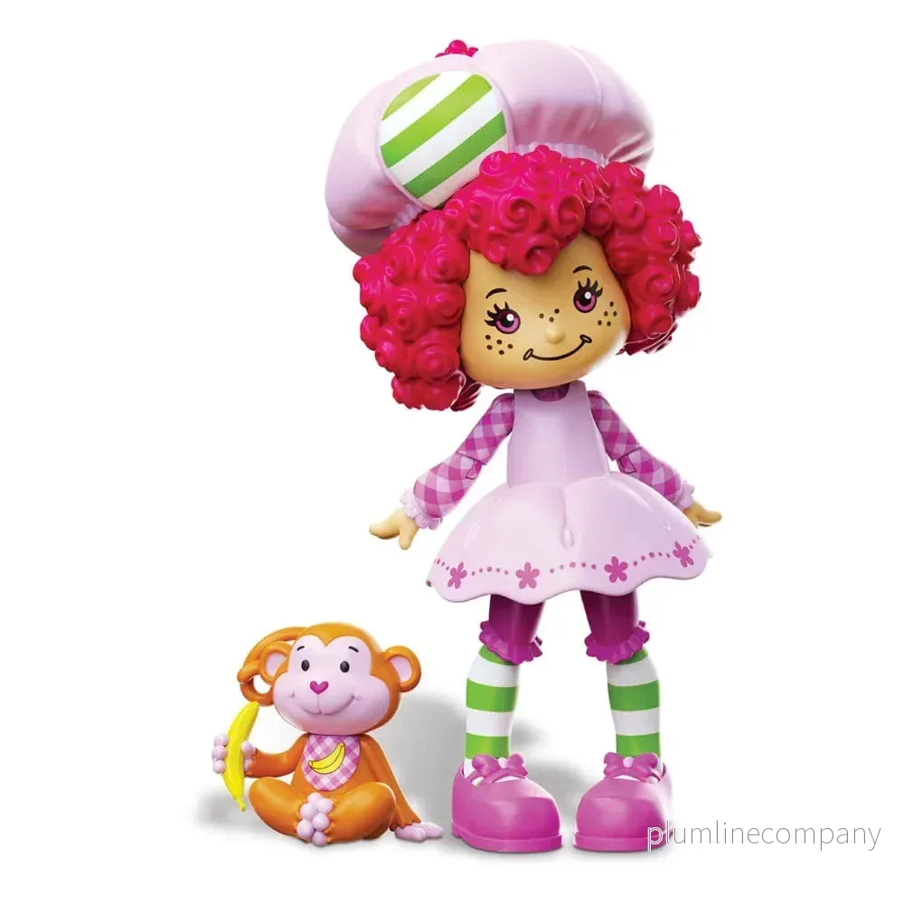 Strawberry Shortcake Simply Action Figur Raspberry Tart & Rhubarb Monkey - Bild 3