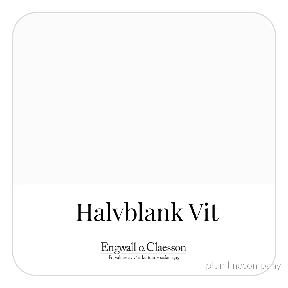 Utvändig Linoljefärg Vit