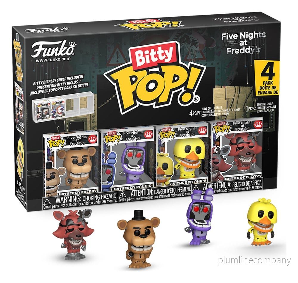 Five Nights at Freddy’s Bitty POP! Figur 4-Pack Serie 6, 2,5 cm