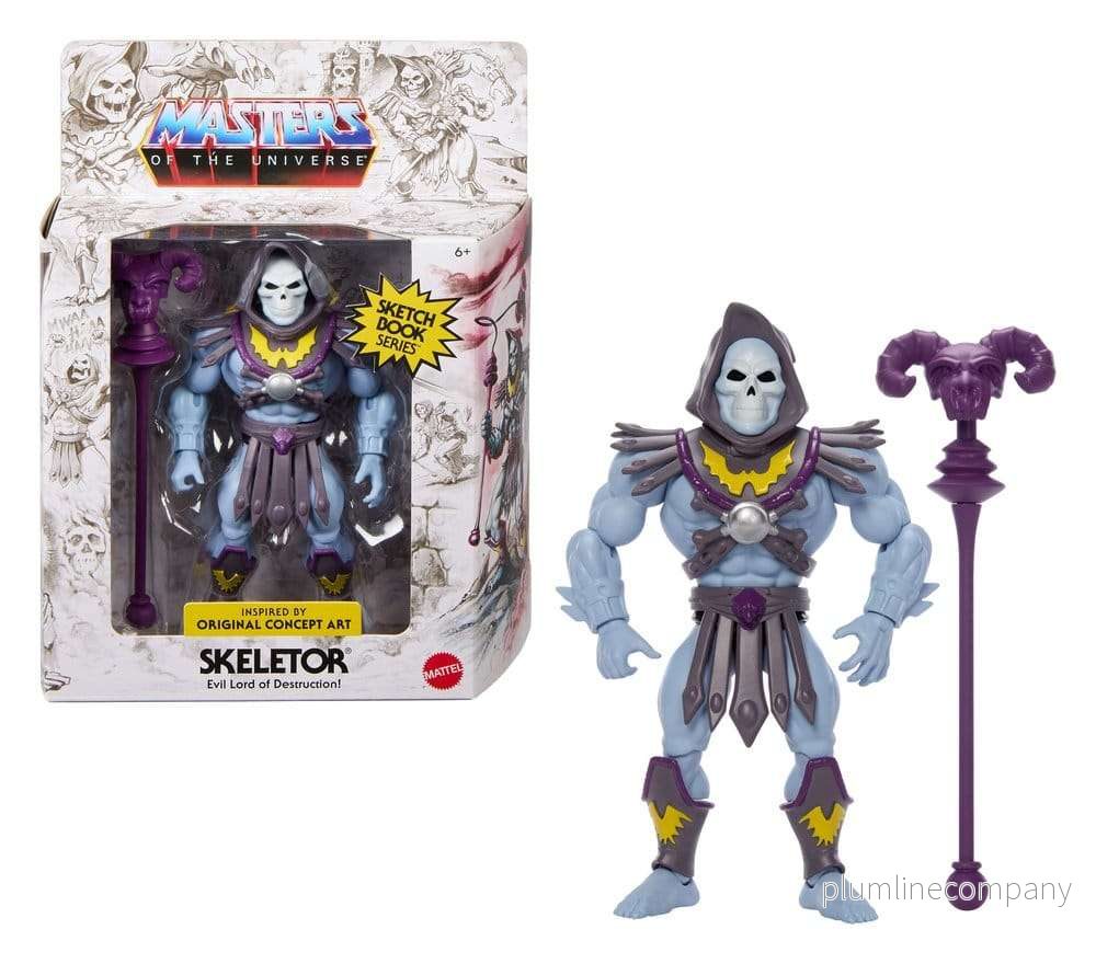 Masters of the Universe Origins Action Figure Sketchbook Series: Skeletor 14 cm - Bild 2