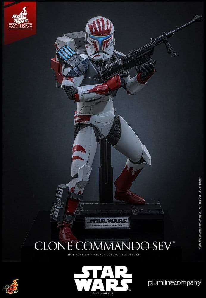 Star Wars: The Clone Wars Television Masterpiece Action Figure 1/6 Clone Commando Sev (Hot Toys Exclusive) 30 cm - Bild 3