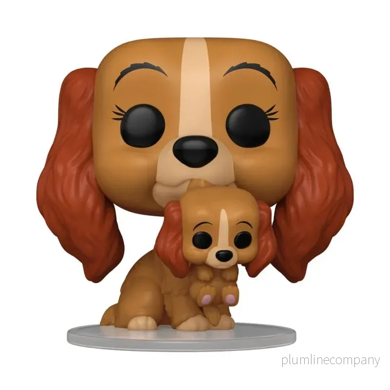 Lady and the Tramp POP! Disney Vinyl Figure Lady med valp 9 cm Lady and the Tramp POP! Disney Vinyl Figure Lady med valp 9 cm
