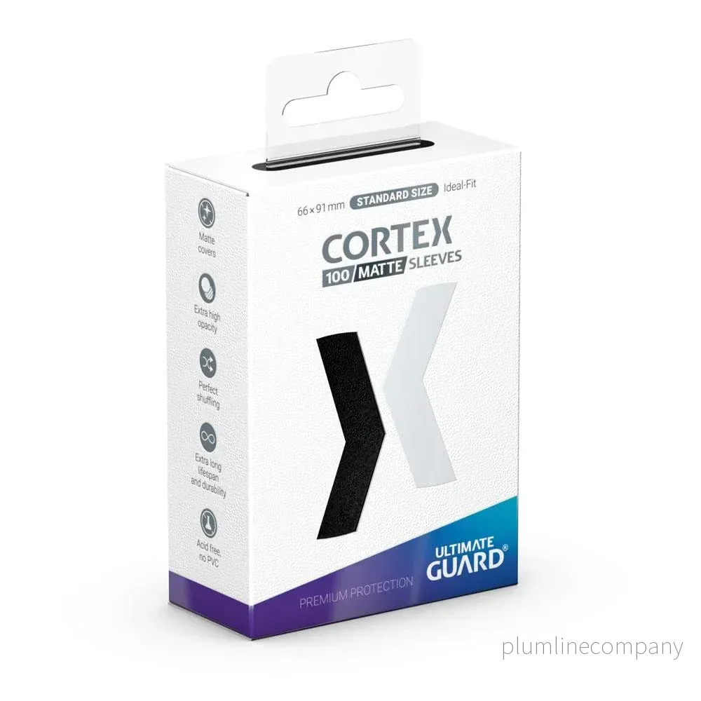 Ultimate Guard Cortex Sleeves Matte Standard (100) - Svart
