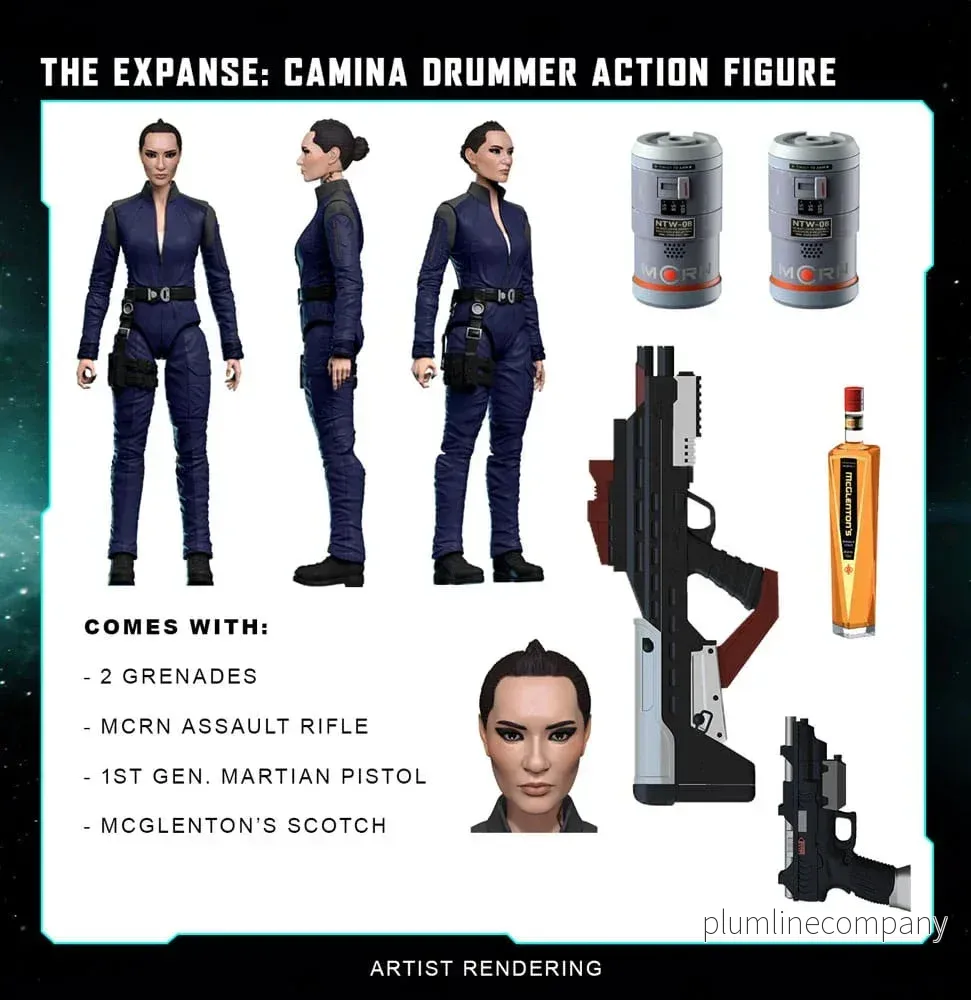 The Expanse Action Figur Camina Drummer 20 cm - Bild 2