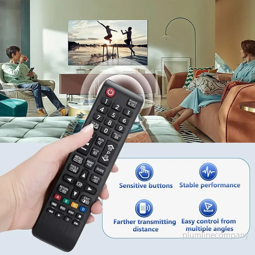 Universell fjärrkontroll för Samsung Smart TV kompatibel med Samsung originalfjärrkontroller - Bild 3