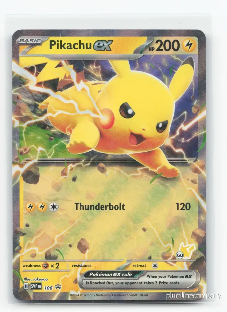 Pikachu ex (Battle Academy) 106 - Scarlet & Violet Black Star Promos