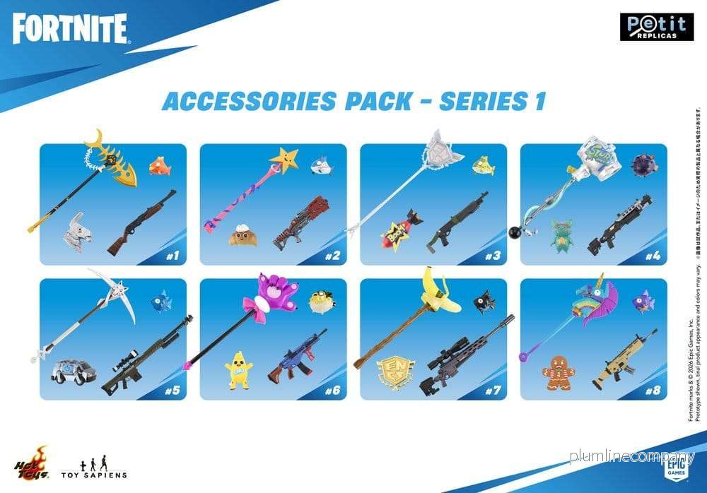 Fortnite Petit Replicas Accessories Pack Series 1 Assortment (8) - Bild 2