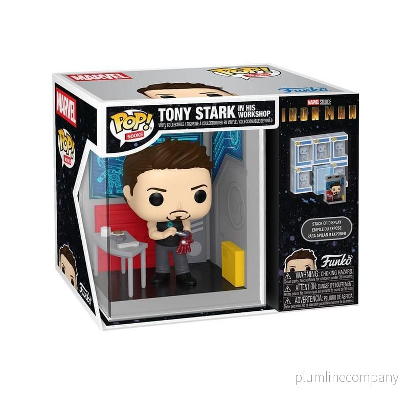Marvel POP! Nooks Figur Tony's Garage 9 cm - Bild 3