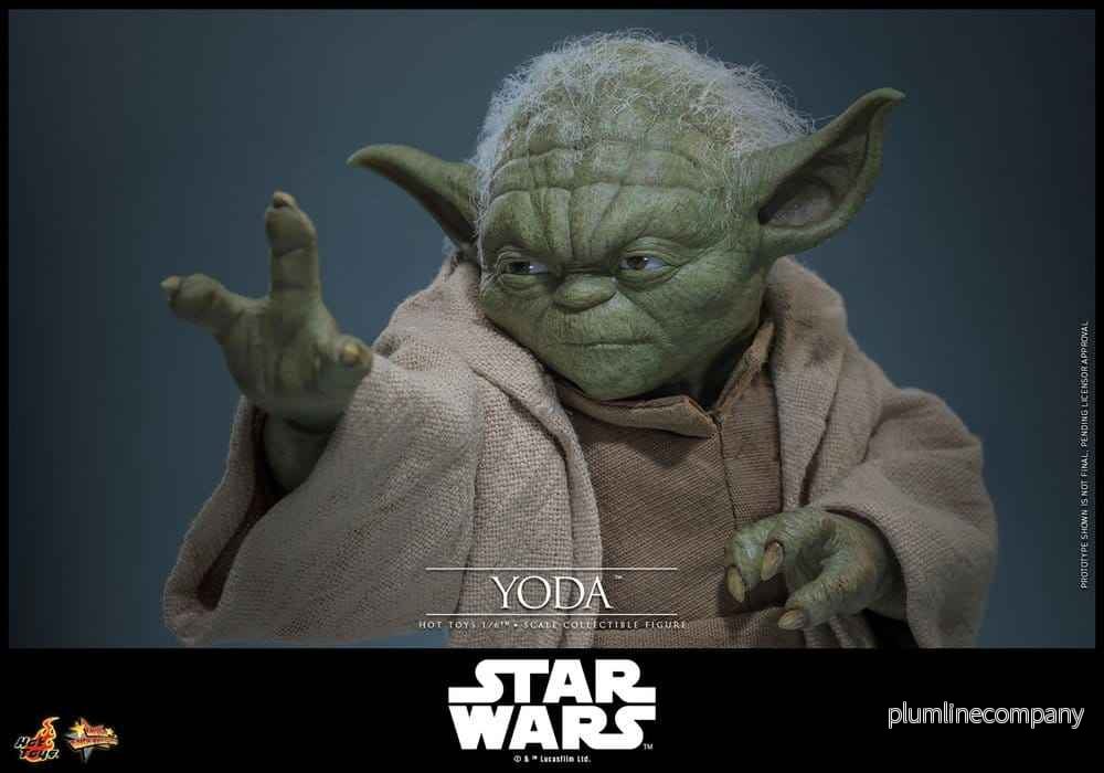 Star Wars: Revenge of the Sith Film Mästerverk Actionfigur 1/6 Yoda 14 cm - Bild 3