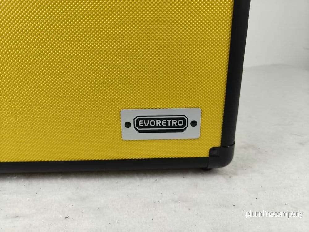 Evoretro förvaringsbox för samlarkort för 90 kort gul - Bild 3