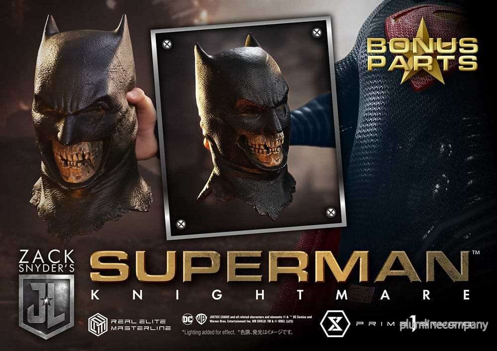 Zack Snyder's Justice League Real Elite Masterline Series staty 1/3 Superman Knightmare Color Edition Deluxe Bonus Ver. 95 cm - Bild 2