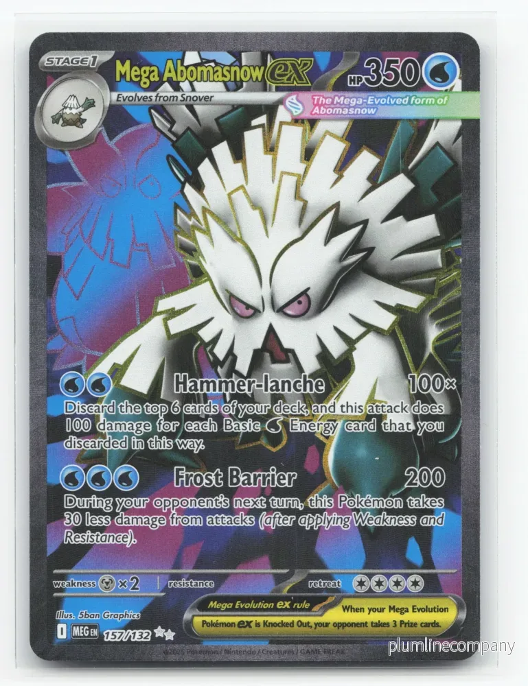 Mega Abomasnow ex 157/132 – Mega Evolution Mega Abomasnow ex 157/132 – Mega Evolution