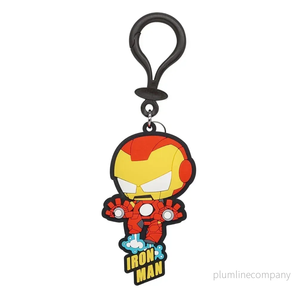 Marvel Soft Touch PVC Bag Clip Iron Man Marvel Soft Touch PVC Bag Clip Iron Man