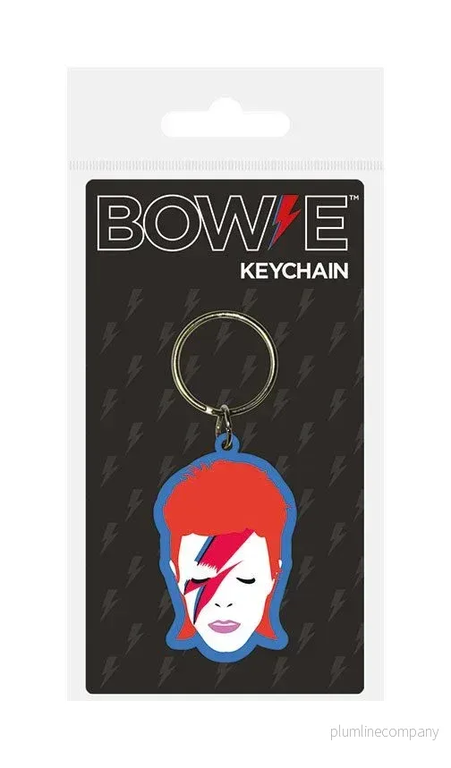 David Bowie Gumminyckelring Aladdin Sane 6 cm - Officiell Licens - Bild 2