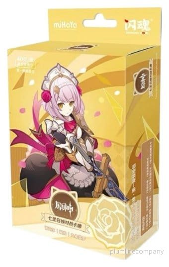 Genshin Impact Trading Card Game - Förbyggt Startdäck 06 - Noelle - Serie 1 *Kinesisk Version* - Bild 2
