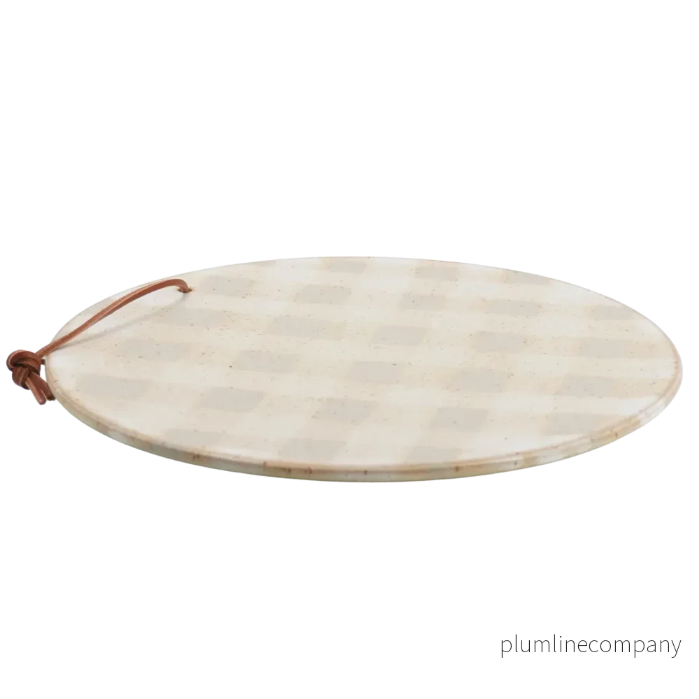 Rund bricka i keramik 32 cm