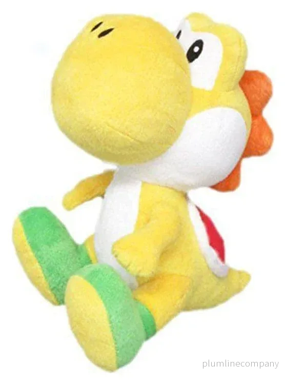 Super Mario gosedjur Yoshi gul 20 cm - Bild 2